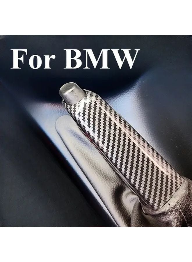 Carbon Fiber Pattern Handbrake Grip Cover Upgrade Quality for BMW 1 2 3 4 5 6 7 Series - Image 1